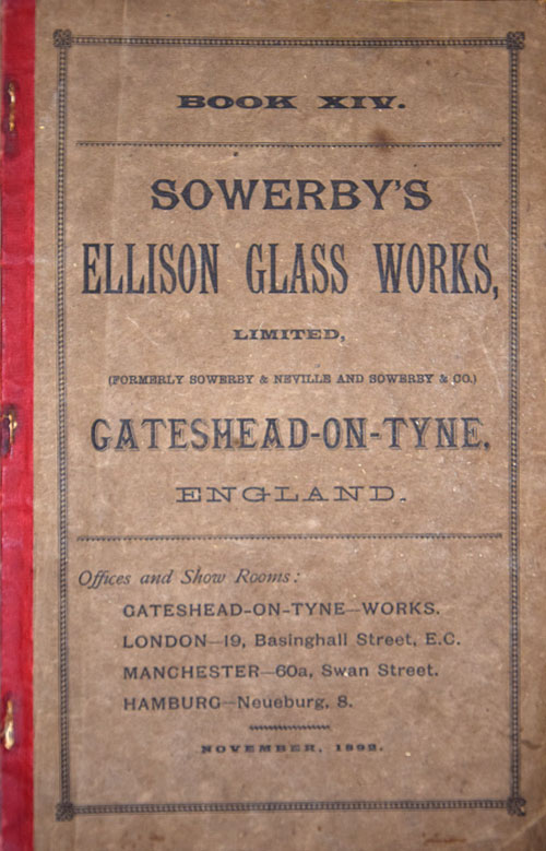 Sowerby Glass Pattern Book- 1892