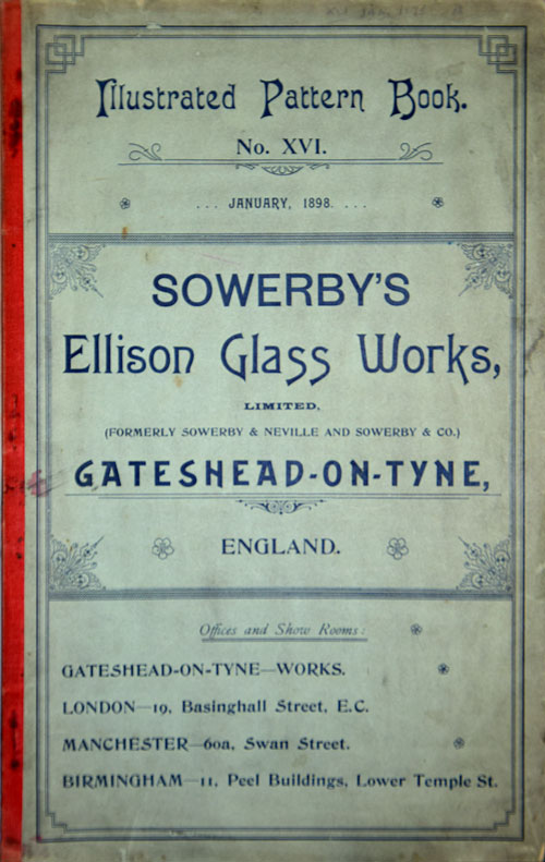 Sowerby Glass Pattern Book- 1898