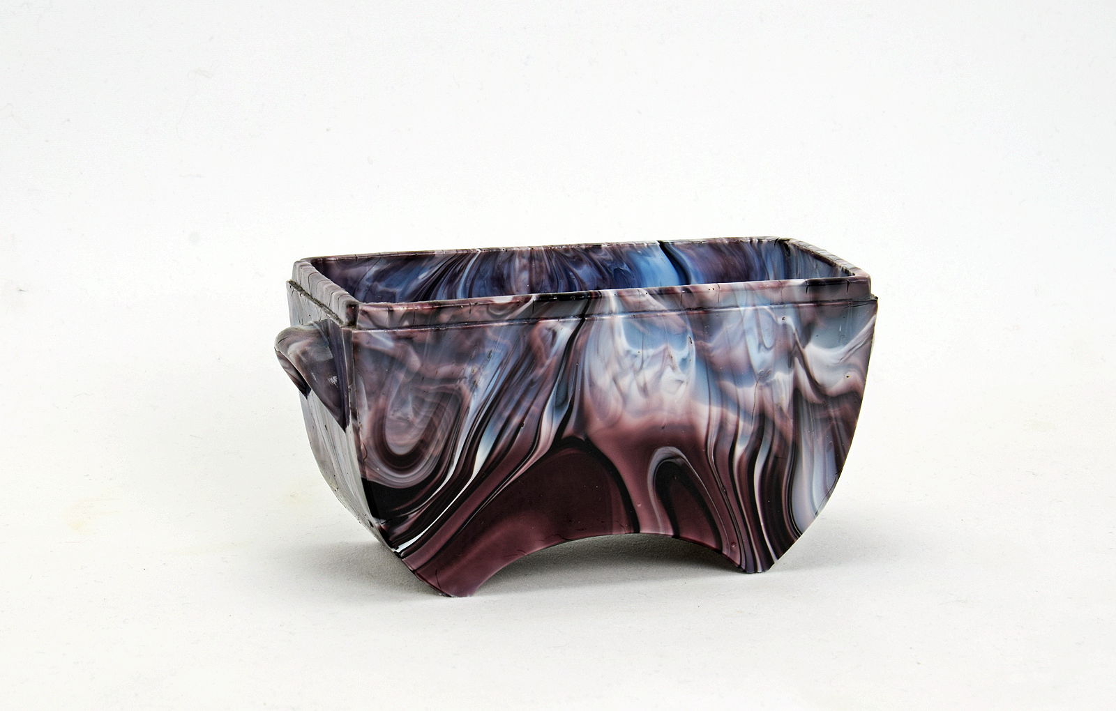 Sowerby purple malachite, flower trough with handles