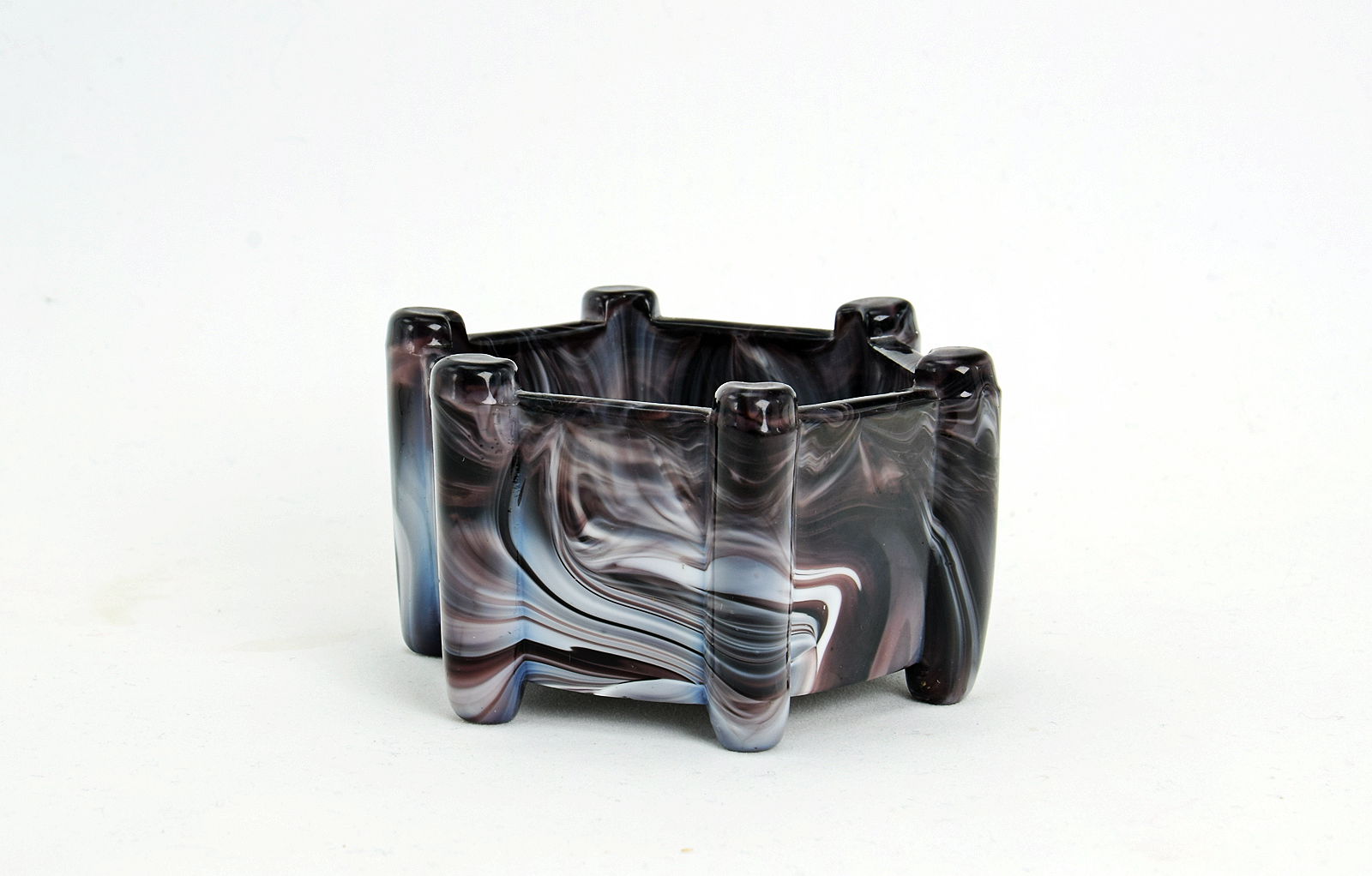 Sowerby purple malachite, six sided salt